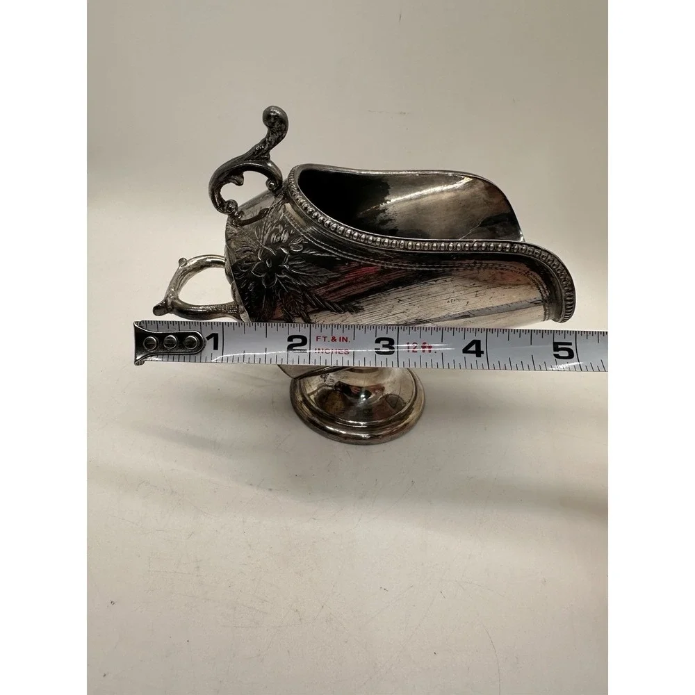 Antique Harrison Fisher HF & Co EPBM Silver Plate Sugar Scuttle No Scoop 957